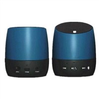 Rechargeable Mini Bluetooth Stereo Speakers with Microphone/USB/SD/Phone Talk Function, Metal Case