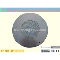 Round perforated metal mesh speaker grille