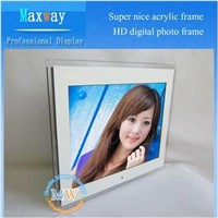 Super nice 15 inch HD acrylic digital picture frame