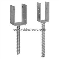 U-Type Post Down/U-Type Post Support/Pole Anchor