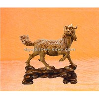 Very Unique-Wood animal Carving-Hand Carved Figurine-Statue-Sculpture