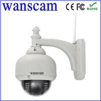 Wanscam HW0028 Megapixel 3xOptical Zoom IR 15M p2p Outdoor wifi ptz dome IP camera