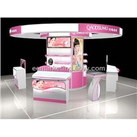exhibition kiosk/ display shelf metal for jewerlly,watch,cosmetic,mobile phone