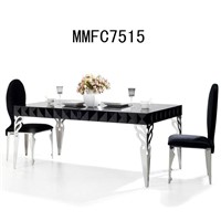 home furniture modern dining table stainless steel coffee table tea table cocktail table
