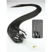 human hair extensions in virgin human hair loop hair micro ring hair extension