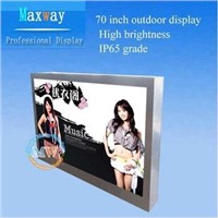 industrial grade 70 inch outdoor lcd display for outdoor advertising