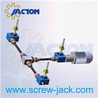 linear lift table-multi lift worm gear screw jack actuators system suppliers and manufacturers