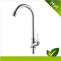 2015 Hot Sales single handle chrome plastic kitchen faucet KF-1003