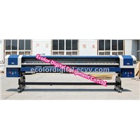 wide format solvent printer for exterior signage, vehicle graphics,canvas prints with Konica