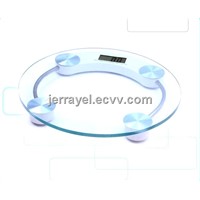 Round glass digital scale electronic scale