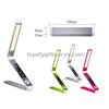 2014 deluxe modern multicolor portable foldable and rechargeable led desk/table reading lamps