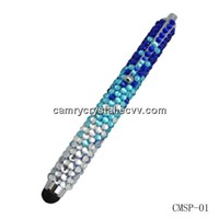 Metal crystal touch pen, stylus touch pen for iphone