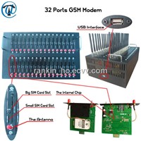 32 port usb gsm modem pool,usb modem pool 32 port,32 sim card modem pool