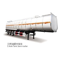 CIMC 30ton gasoline fuel transfer tank  trailer