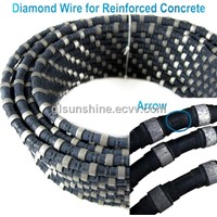 China Diamond tools wire saw for Construction Concrete Cut  11mm 40 beads