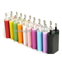 EU Plug USB Power Charger Adapter for iPhone 4/4S/5/5S/5C