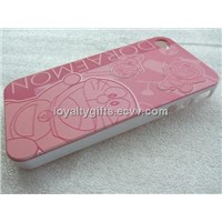 Fashion Design OEM Embossed image Hard PC Crystal Case for iphone 5S