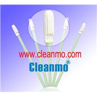 Light green handle polyester cleaning swab