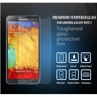 Premium Shatter-Resistant Samsung Galaxy Note 3 Note3Tempered Glass Screen Protector Film