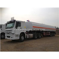 Sell/Buy 48000 liters fuel tanker trailer 3 axles for Unloading  Uganda/Ethiopia/Djibouti