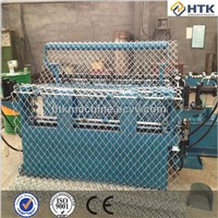 double wire chain link fence weaving machine