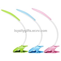 high-end colorful Portable Clip-on Flexible Table Lamp Desk Task Lamp Reading Book Light