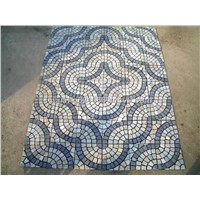 natural slate interlocking paving  flagstone mat mesh  landscaping  tile