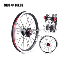 skc bicycle wheel folding bike wheel 14inch wheelset