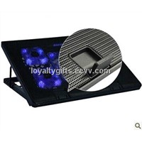 wholesale computer peripherals Gifts notebook radiator base with 5 fans cooling rack cooling pad