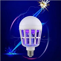 Lumiparty Mosquito Killer LED Bulb 220V 15W LED Bug Zapper Lamp E27 Insect Mosquito Repeller Night Lighting Killing Fly Bug