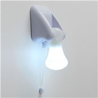 Portable Wire LED Bulb Cabinet Lamp Night Light Battery Operated Self Adhesive Wall Mount Light For Bedroom Corridor Toilet