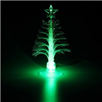 ITimo LED Night Light Color Changing Christmas Tree Room Decoration Indoor Lighting USB Lamps Fiber Tree Holiday Lighting DC 5V