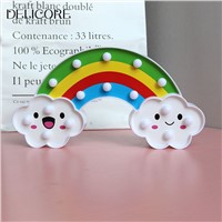DELICORE LED Rainbow Colorful Night Light Batteries Powered Decorative Lights Baby Bedside Lamp Children Toy S191