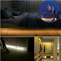 4AA Battery Powered LED Night Light Motion Activated LED Strip Lights with Sensor for Children Baby Under Bed Closet Lamp