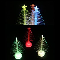 Hot Sale Colorful LED Fiber Optic Nightlight Christmas Tree Lamp Light Children Xmas