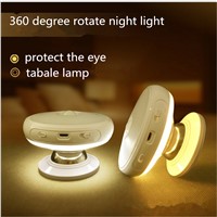 360 Rotation Wireless Infrared Motion Sensor UFO Night light By Battery powered Porch Lamp Wall Lamp Indoor Night Light DC 4.5V