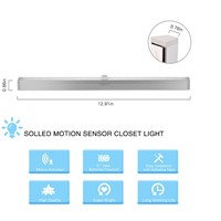 LumiParty 20 LED Motion Sensor Lamp Battery Power 20 led PIR Cabinet Light Closet Cabinet Lamp Night Light with motion activated