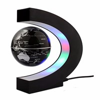 LED World Map Novelty C Shape Floating Globe Magnetic Levitation Light Birthday Home Dec Night lamp Antigravity Magic/Novel Lamp