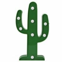 3D Plastic Tropical Cactus Marquee LED Lamp Garden Cocktail Night Lights Party Xmas Decoration Indoor Lighting