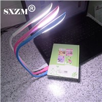 SXZM Flexible Mini USB LED Light 3 Level light with touch button 14Leds Portable Lamp for Laptop Notebook PC Computer