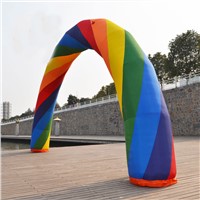 39ft 12m Inflatable Rainbow Arch for Advertisement Colorful Balloon as Festival &amp;amp;amp; Party Decorations