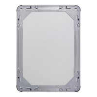 15.8x23.6&amp;amp;quot; Single Side Silver Aluminum Snap Picture Frame With Round Corner Led Lightbox for Poster,Menu,Graphics
