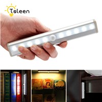 TSLEEN LED PIR Motion Sensor Night Light Wireless Closet Drawer Wall Garage Lamp Automatic Sensing For  Corridor Cabinet