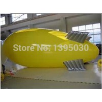4M/13ft Long Inflatable Zeppelin Inflatable Airship Inflatable Advertising Blimp for Events OEM