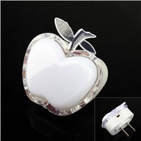 Energy-saving LED Apple Shaped Colorful Nightlight Wall Lamp Home Decoration    CLH