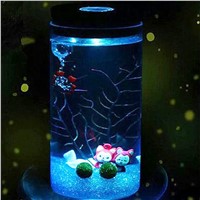 15*8CM Luminous Glass Bottle Night Light Storage Box Cork Sealing Gift