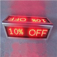 Double Side Display Desk Triangle LED Programmable Message Scrolling Display Board,LED Message Sign Scroll Moving Displays