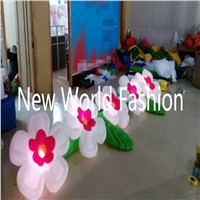 Wedding Stage Decoration Inflatable Flower With Led Light(5m)
