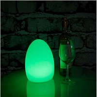Novelty 14*18cm Egg Shape LED USB Chargeable Night Light 16 Color Changeable For Party Bedroom Christmas Decorative Table Lamps