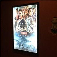 6PCS Black Ultra Slim Snap Frame LED Movie Poster Light Box for Home Theater 60x80cm